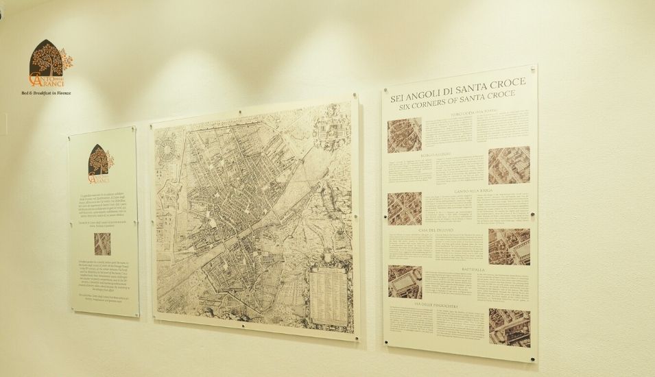 mappa B&B Firenze Canto degli Aranci